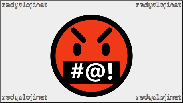 Ağzında Semboller Olan Çok Kızgın Yüz Emoji
