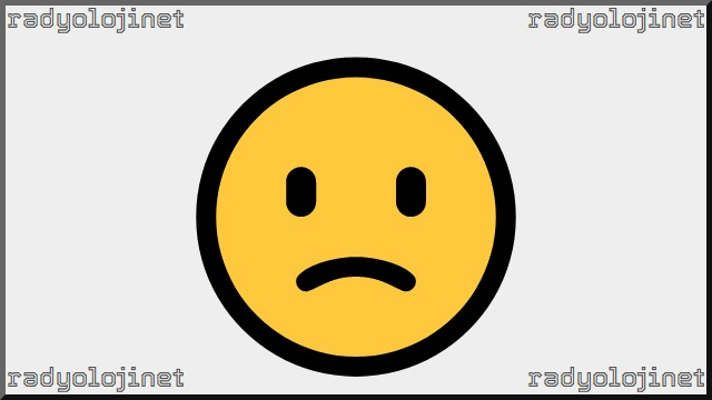 Biraz Asık Suratlı Yüz Emoji