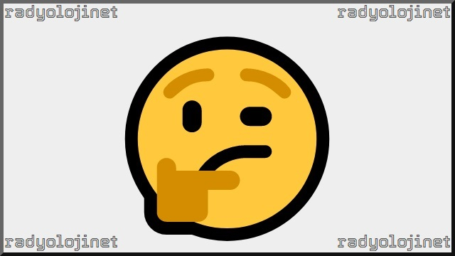 Düşünen Yüz Emoji