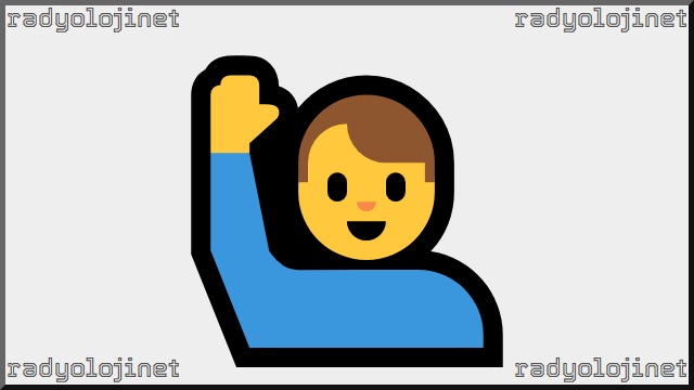 Elini Kaldıran Adam Emoji