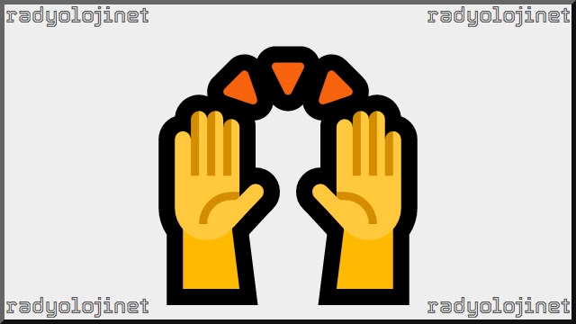 Elleri Kaldırma Emoji