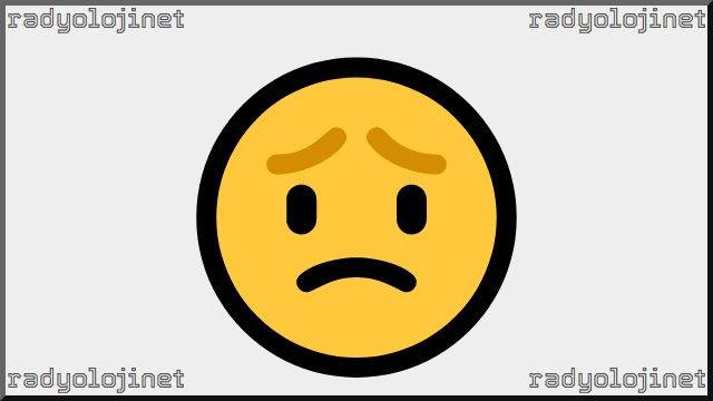 Endişeli Yüz Emoji