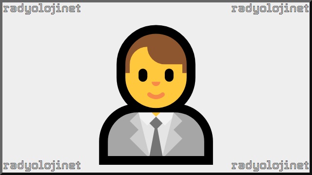 Erkek Ofis Çalışanı Emoji