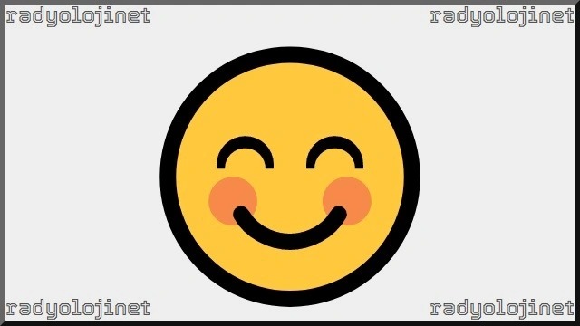 Gülen Gözlerle Gülümseyen Yüz Emoji