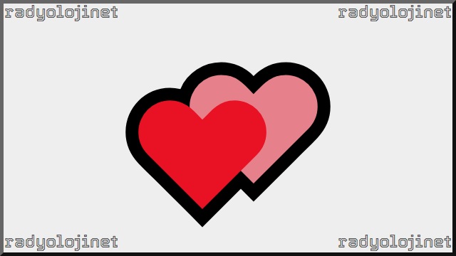 İki Kalp Emoji