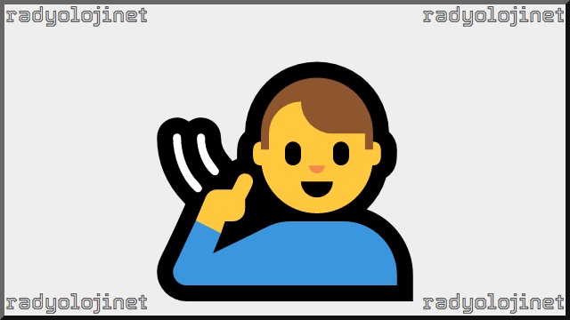İşitme Engelli Adam Emoji