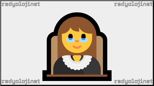Kadın Hakim Emoji