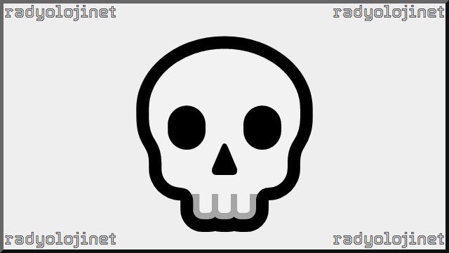 Kafatası Emoji - Kurukafa Emoji