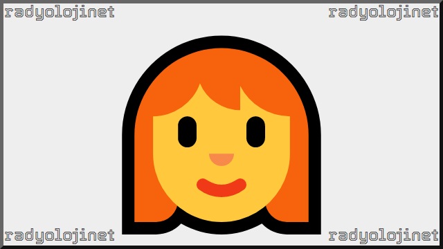 Kızıl Saçlı Kadın Emoji