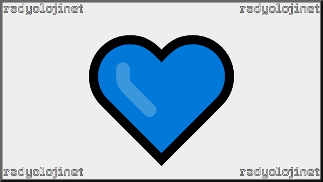 Mavi Kalp Emoji