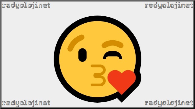 Öpücük Gönderen Yüz Emoji