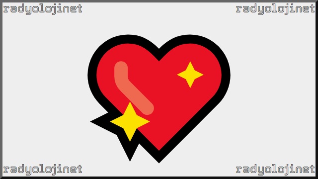 Parlayan Kalp Emoji - Parıldayan Kalp Emoji