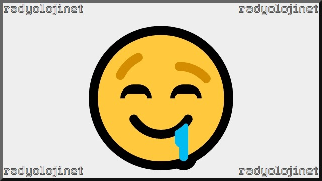 Salya Akıtan Yüz Emoji