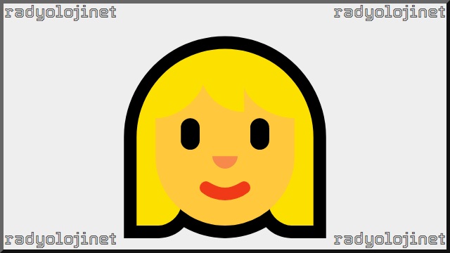 Sarı Saçlı Kadın Emoji