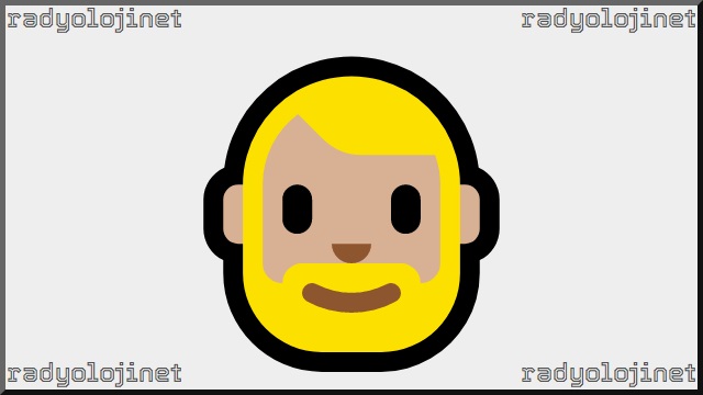 Sarı Sakallı Adam Emoji