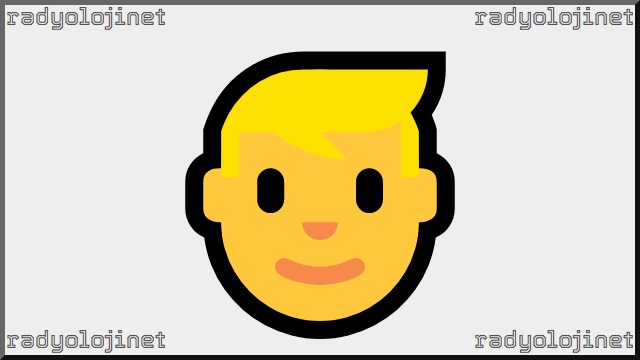 Sarışın Erkek Emoji