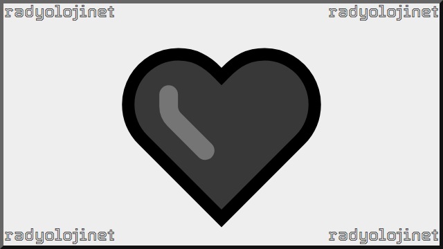 Siyah Kalp Emoji