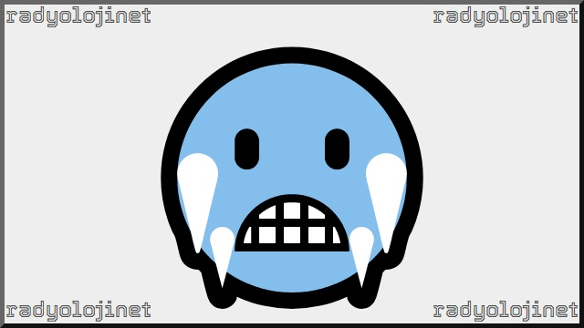 Soğuktan Donmuş Yüz Emoji