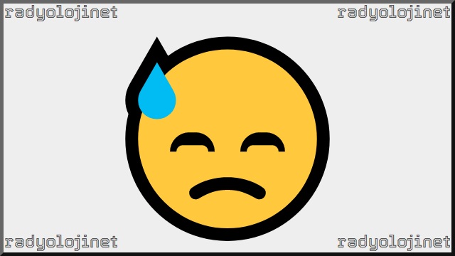 Terli Üzgün Yüz Emoji