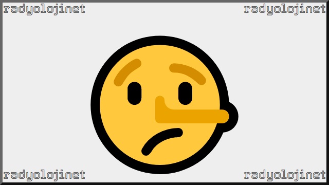 Yalan Söyleyen Yüz Emoji