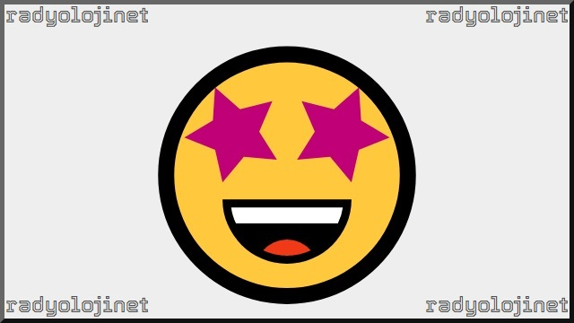 Yıldız Gözlü Sırıtan Yüz Emoji