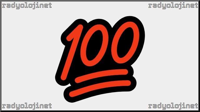 Yüz Puan Emoji