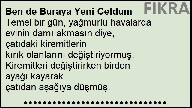 Ben de Buraya Yeni Celdum - Ben de Buraya Yeni Geldim