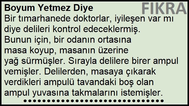 Boyum Yetmez Diye