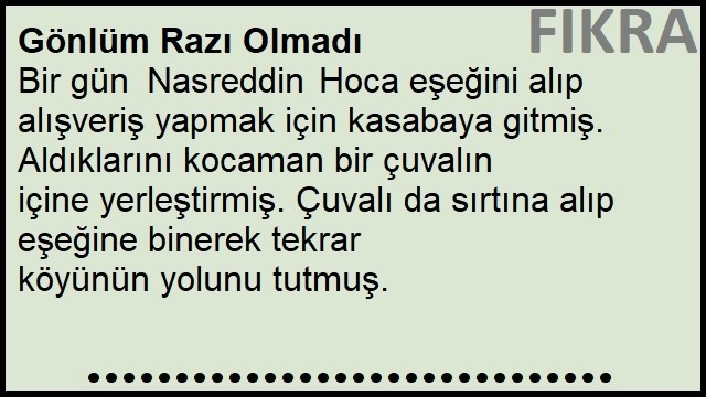 Gönlüm Razı Olmadı