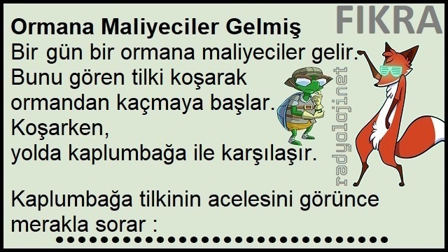 Ormana Maliyeciler Gelmiş