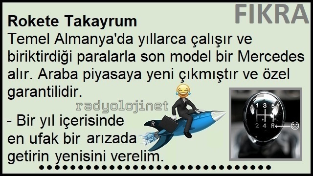 Rokete Takayrum Fıkrası | Son Model Mercedes Fıkrası | Geri Vites Fıkrası
