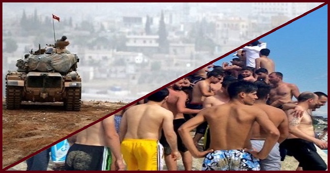Bizim Gençlerimiz Suriye'de Savaşıyor Onların Gençleri Türkiye'de Sevişiyor