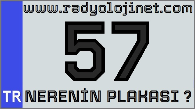 57 Nerenin Plakası ?