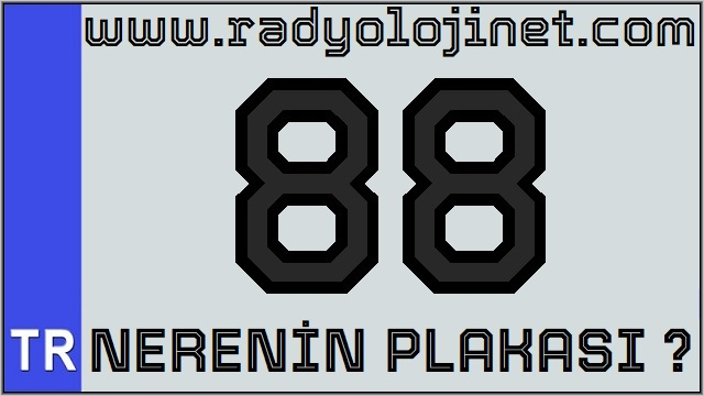 88 Nerenin Plakası ?